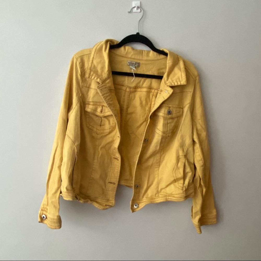 Yellow Denim Jacket